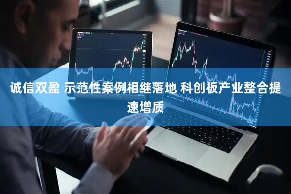 诚信双盈 示范性案例相继落地 科创板产业整合提速增质